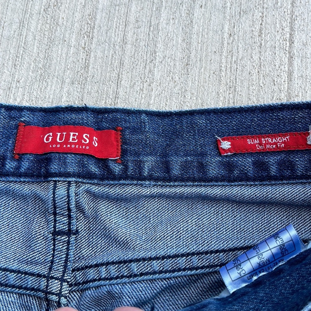 Guess Jeans Size 29 mens distressed/ holes - Picture 6 of 10